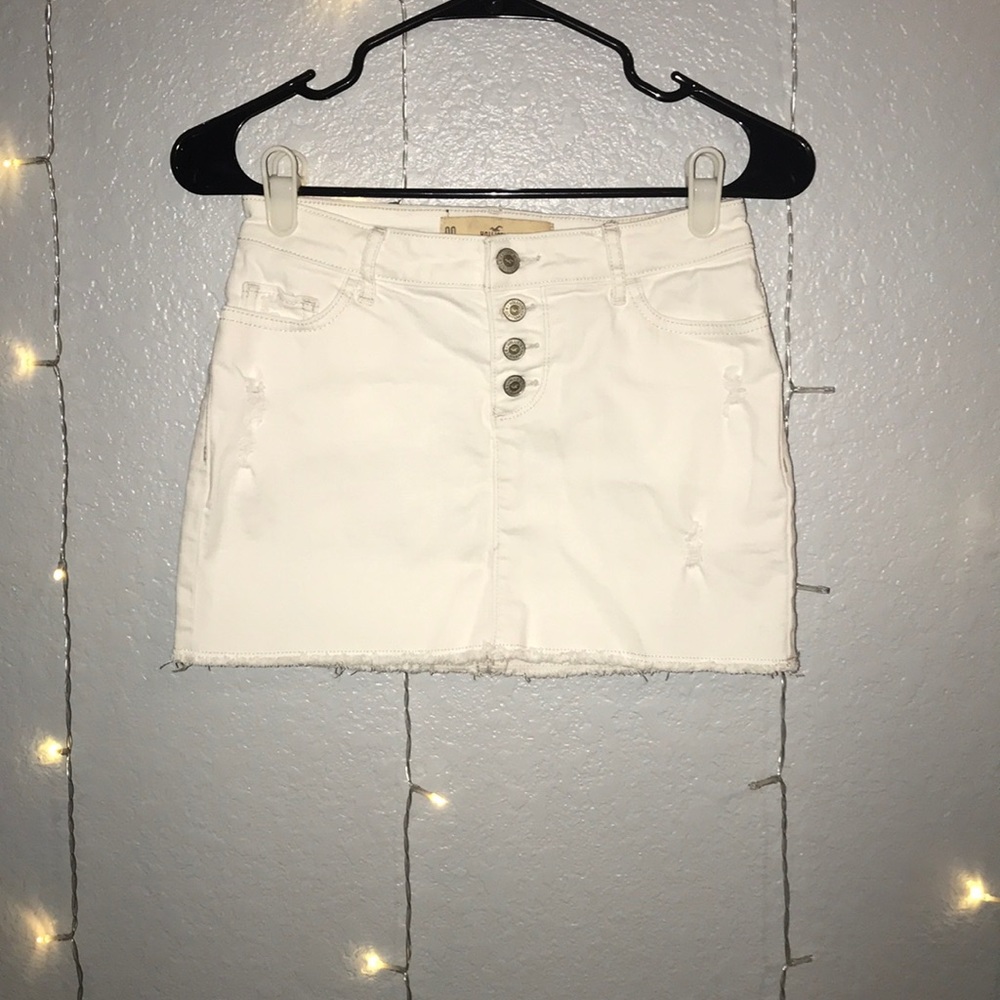 white skirt